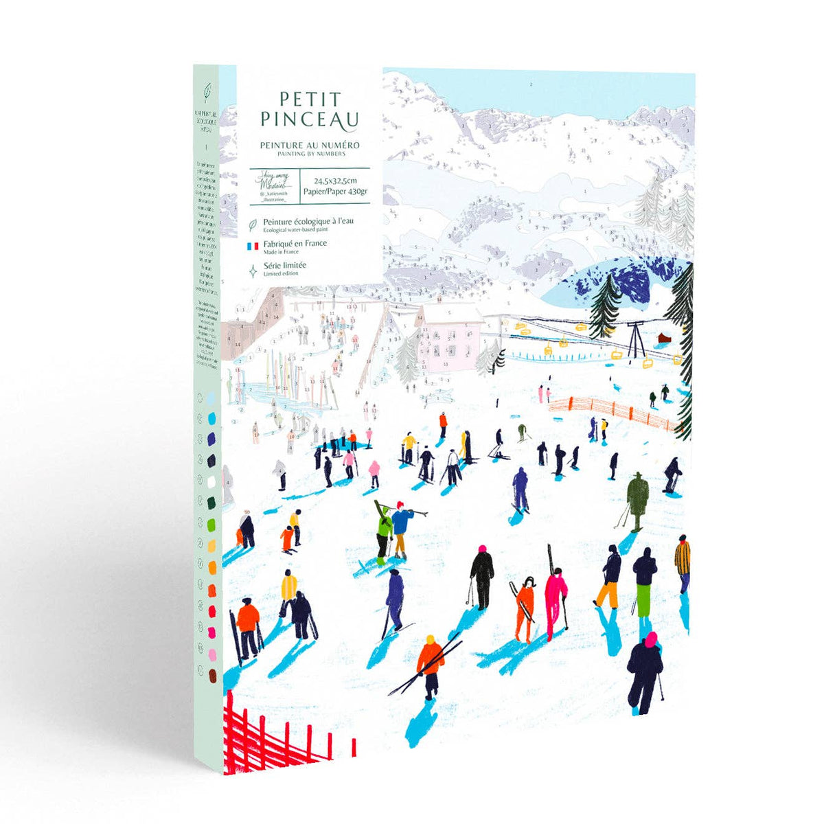 Skiën tussen bergen